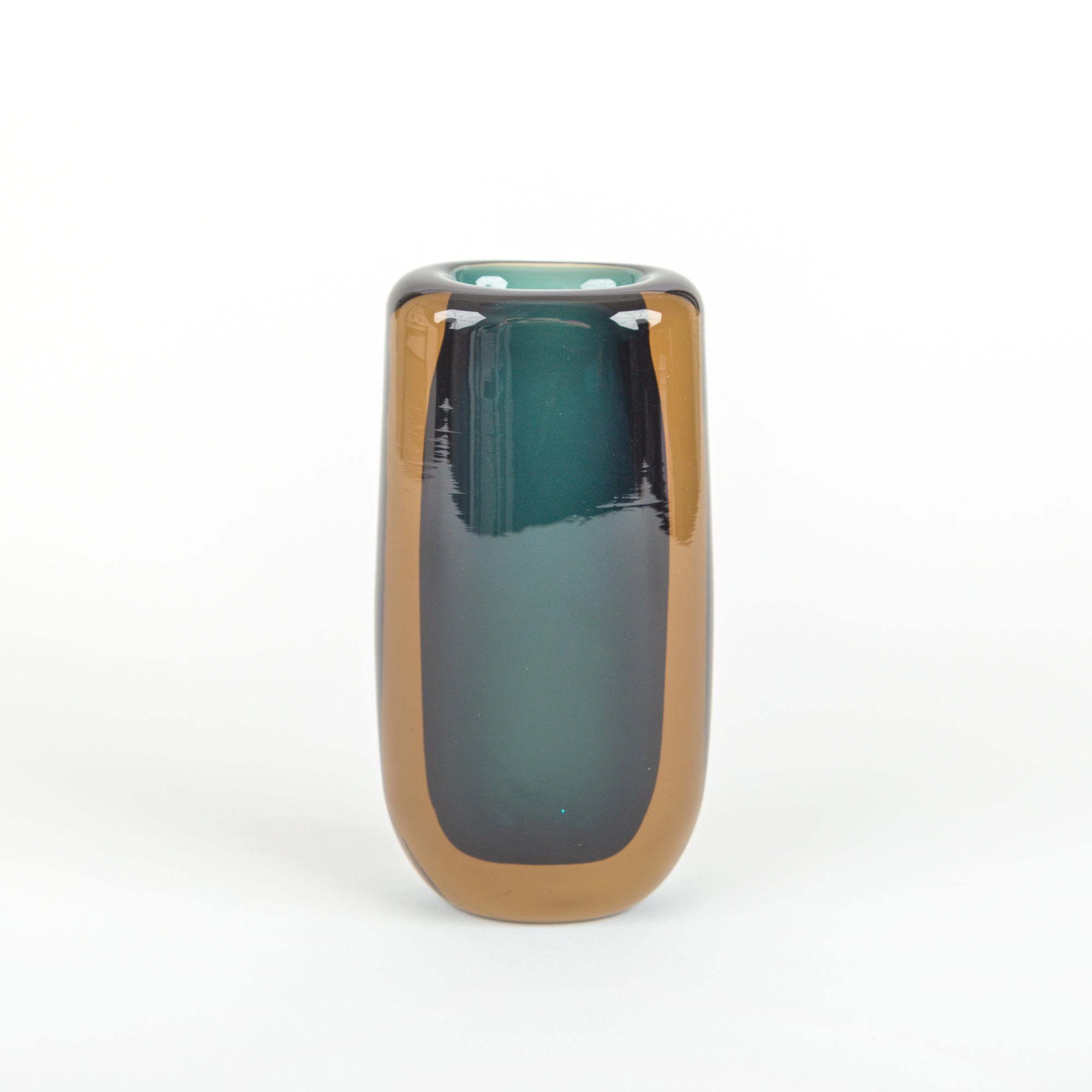 Sommerso Vases - Topaz &amp; Dark Teal - Cylinder