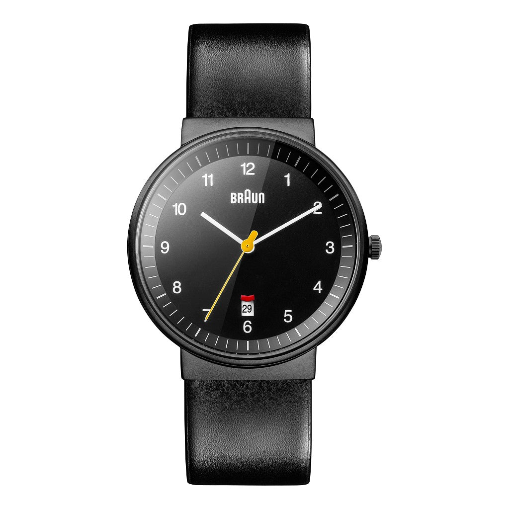 Braun Watch - Black Dial with Date - Black Band