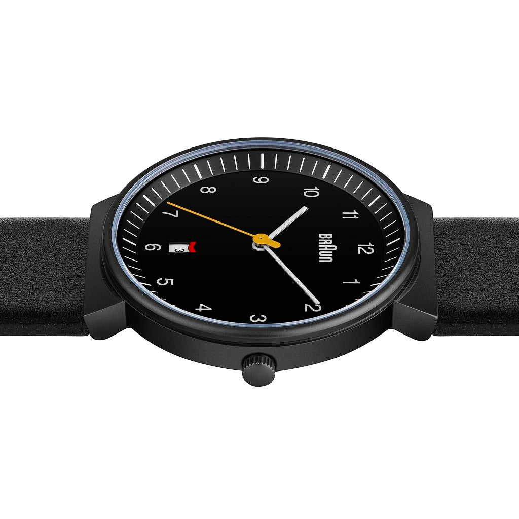 Braun Watch - Black Dial with Date - Black Band