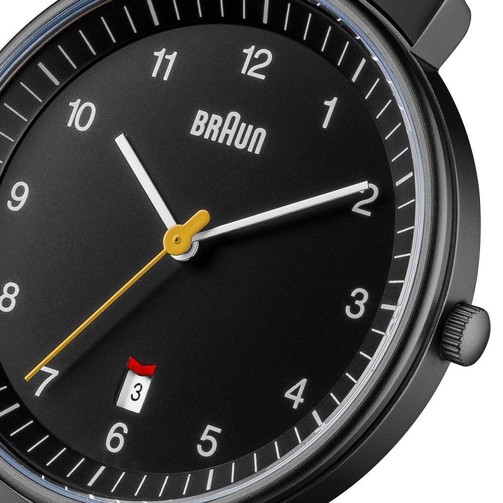 Braun Watch - Black Dial with Date - Black Band