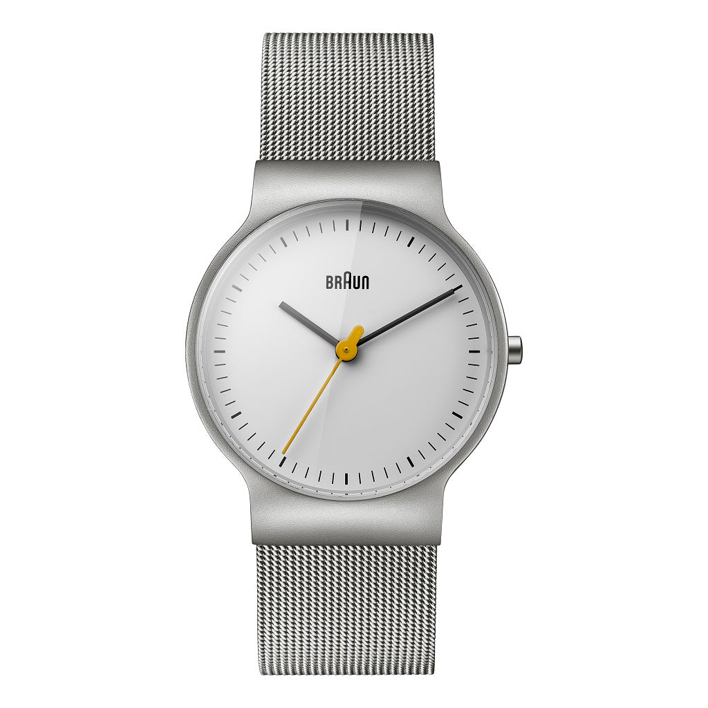 Braun Watch - White Index Dial - Mesh Band