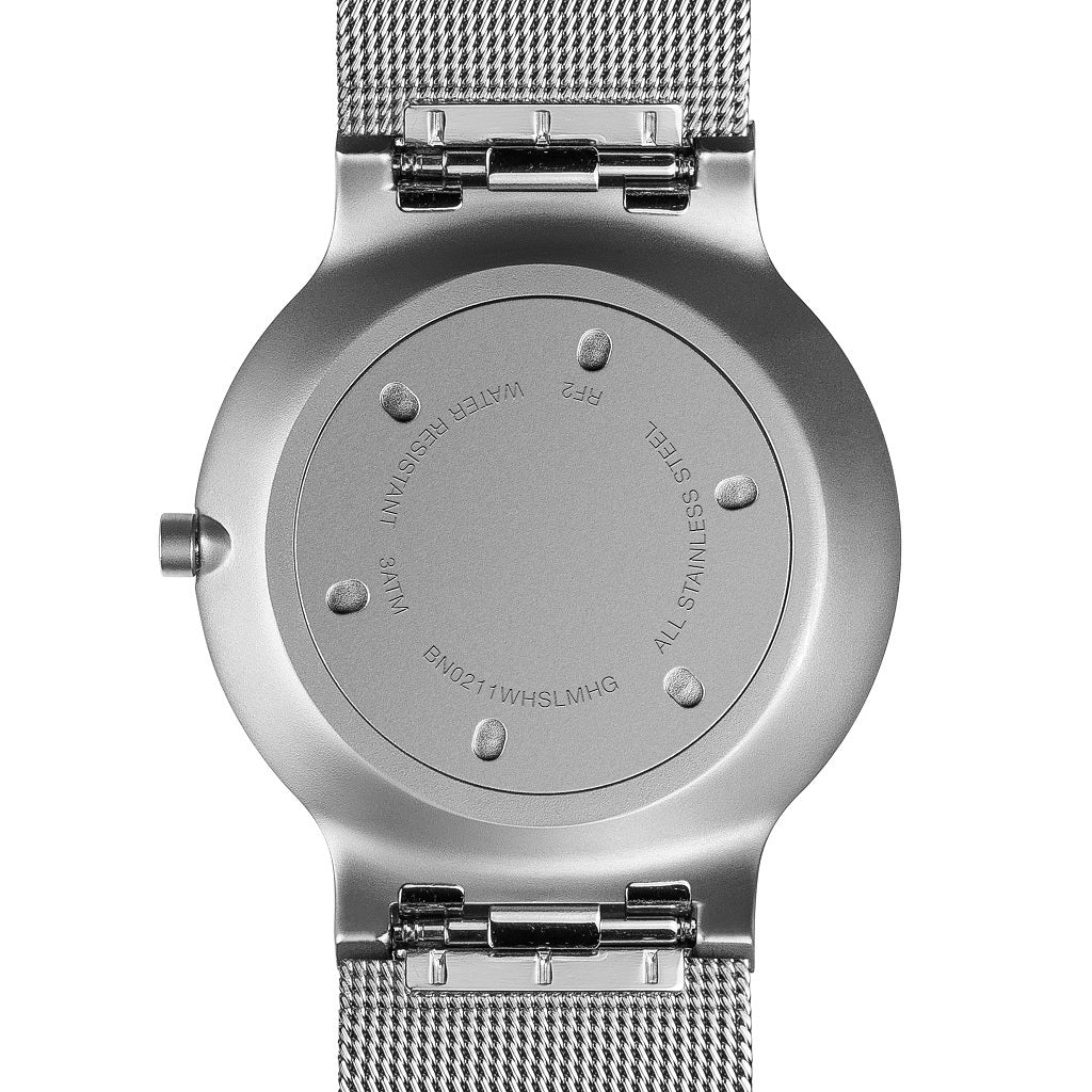 Braun Watch - White Index Dial - Mesh Band