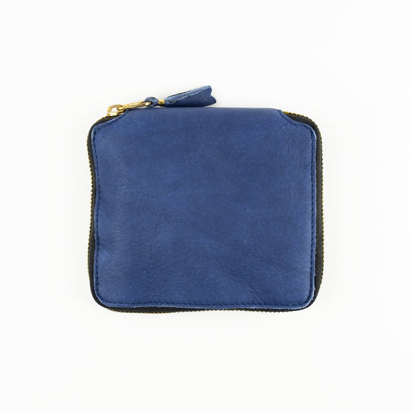 Comme des Garcons Wallets - Washed Wallet - SA2100 Large Wallet - Navy