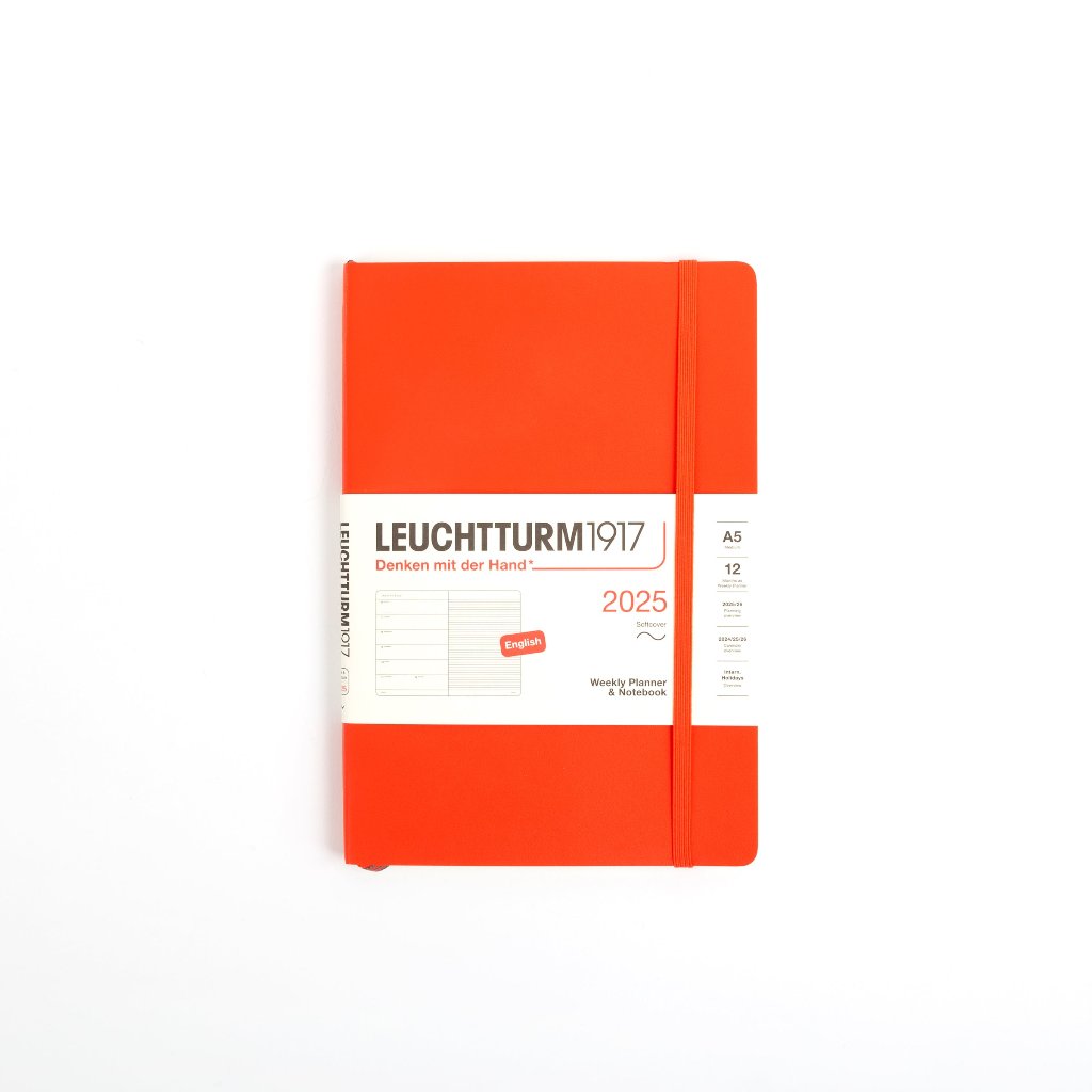 LEUCHTTURM1917 2025 Weekly Planner & Notebook - Medium (A5) Softcover