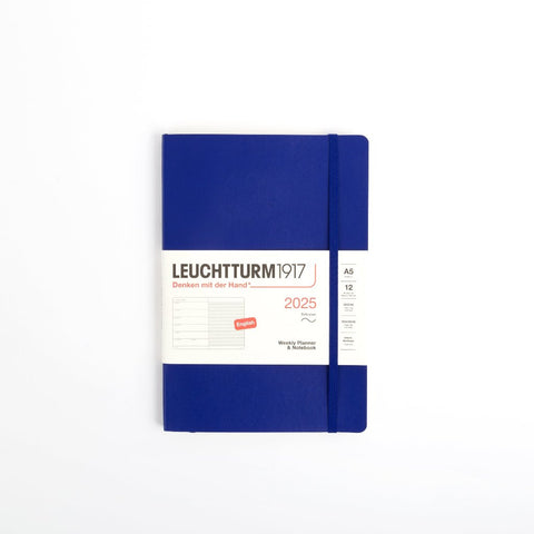 LEUCHTTURM1917 2025 Weekly Planner & Notebook - Medium (A5) Softcover