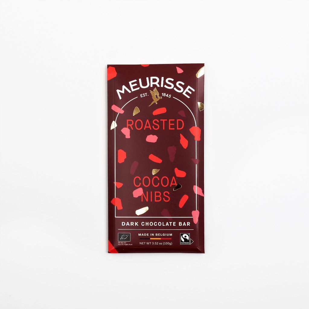 Meurisse Chocolate - Roasted Cocoa Nibs Bar