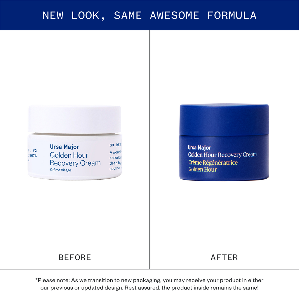 Ursa Major Natural Skin Care - Golden Hour Recovery Cream Traveler