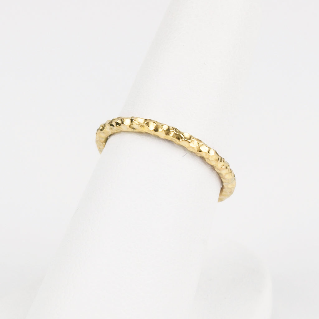 Elle Naz - Textured Ring - Size 7