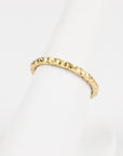 Elle Naz - Textured Ring - Size 7