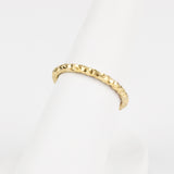 Elle Naz - Textured Ring - Size 7