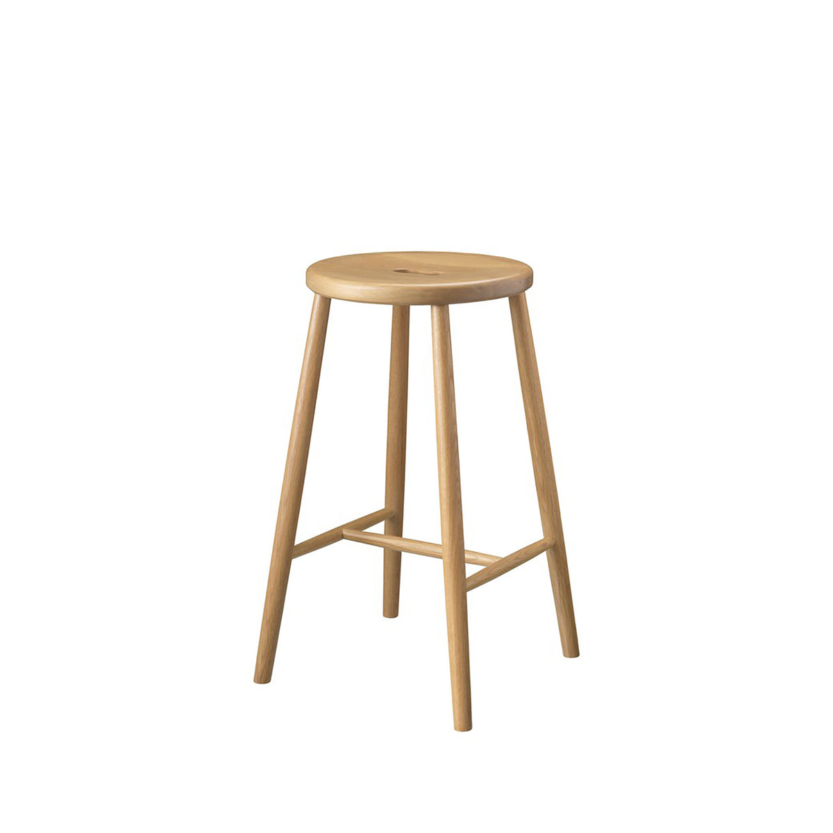 FDB Møbler J27C Counter Stool - Nature Lacquered Oak