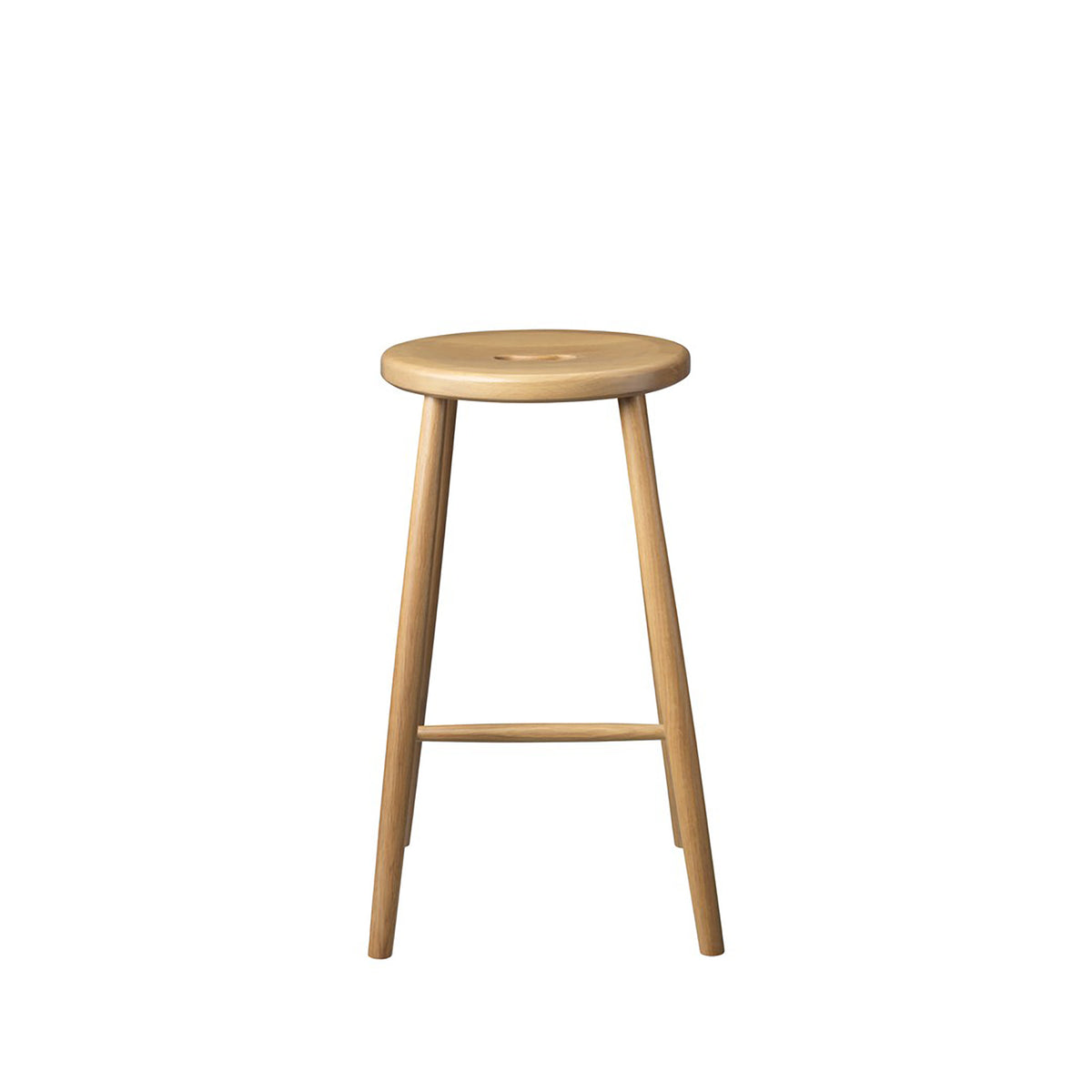 FDB Møbler J27C Counter Stool - Nature Lacquered Oak