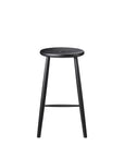 FDB Møbler - J27C Counter Stool - Jet Black Painted Beech