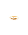 N + A - Rose Bush Ring with Diamond - Size 6