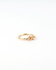 N + A - Rose Bush Ring with Diamond - Size 6