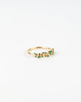 N + A - Eucalyptus Ring with Emerald - Size 6