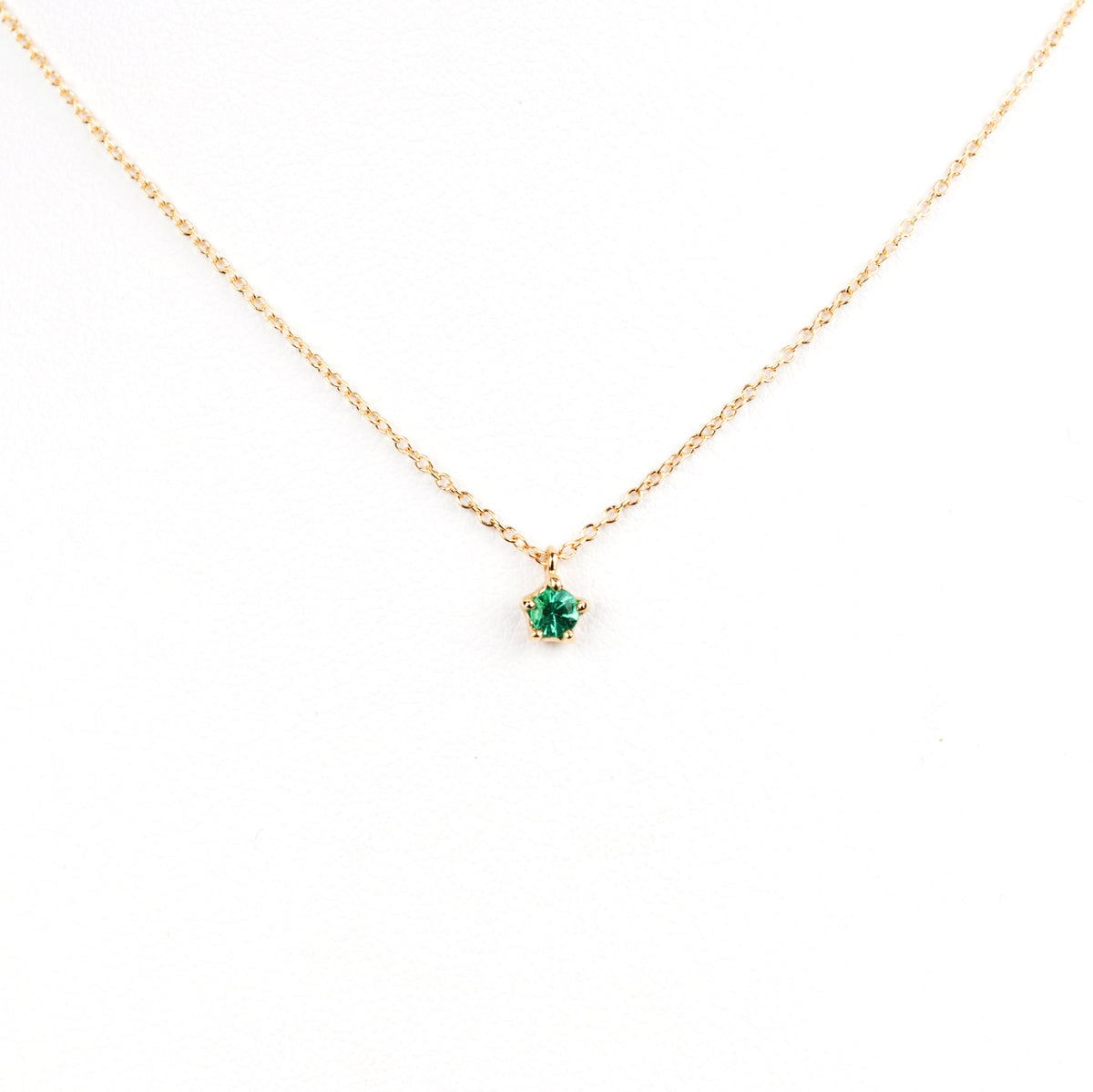 N + A - Emerald Drop Necklace