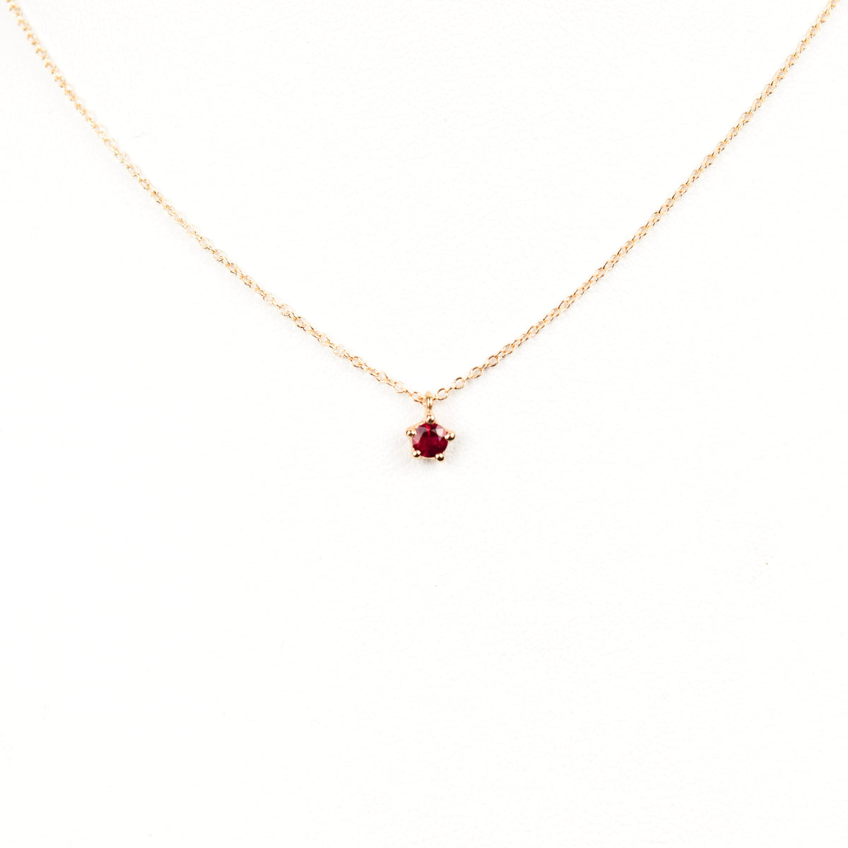 N + A - Ruby Drop Necklace