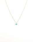 N + A - Candy Turquoise & Diamond Necklace