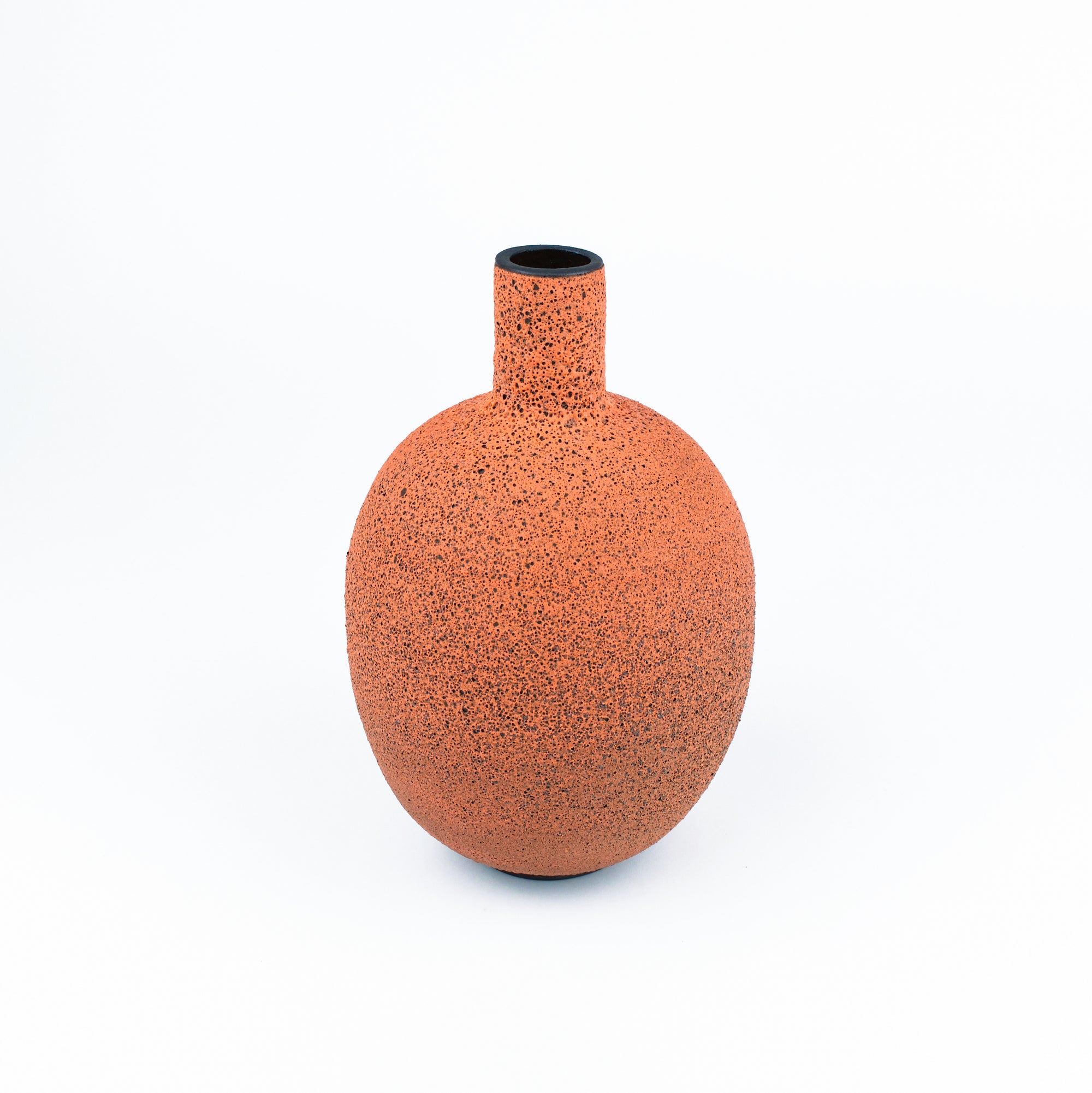 Heather Rosenman - Lava Series Vessel - Coral 7.5"