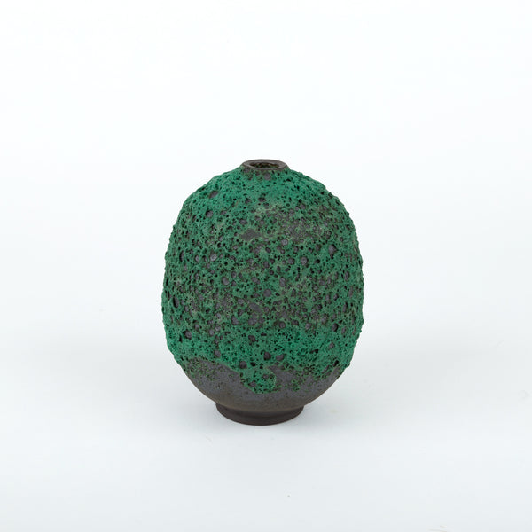 Heather Rosenman - Lava Series Ovate - Emerald 5.25"