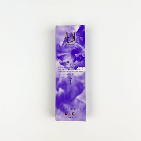 Iris incense product packaging on a white background