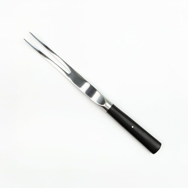 David Mellor Kitchen Knives - Black Handle Collection - Carving Fork