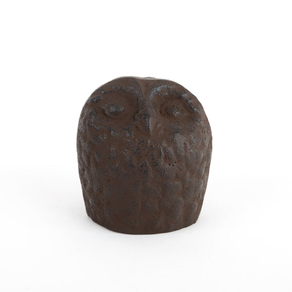 Cast Iron Owl Paperweights - Small