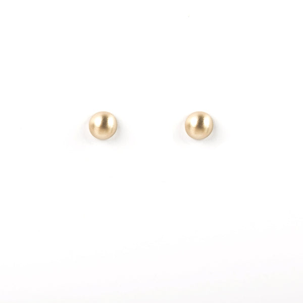 Carla Caruso - Bubble Stud Earrings - Yellow Gold, Medium