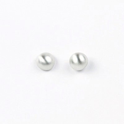 Carla Caruso - Bubble Stud Earrings - Sterling Silver, Large