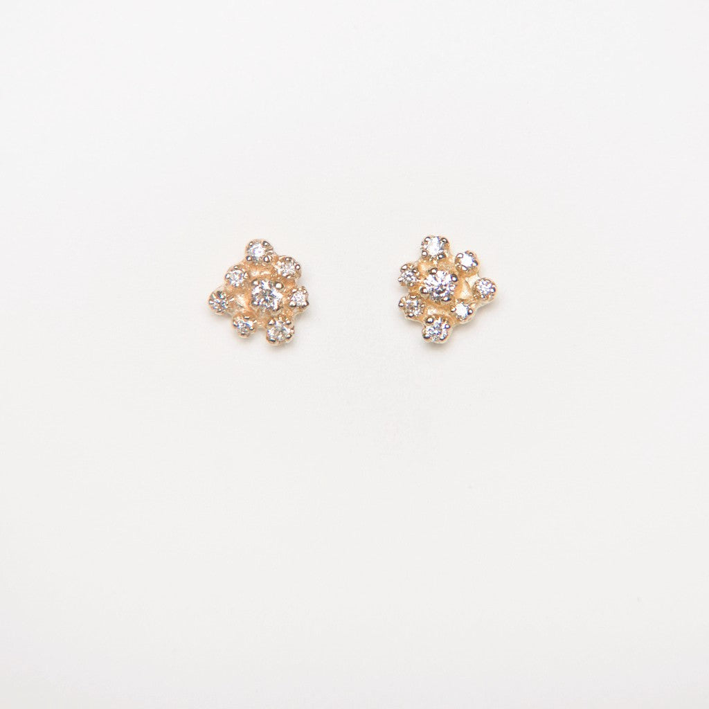N + A - Diamond Cluster Earrings