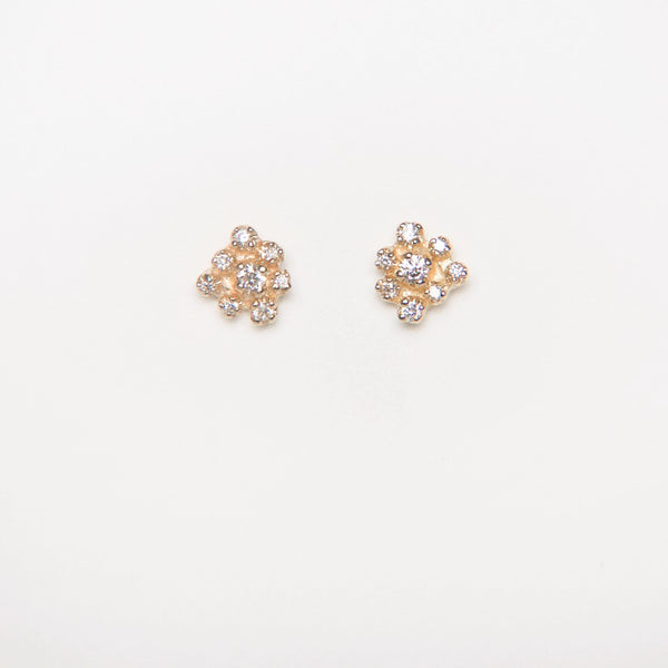 N + A - Diamond Cluster Earrings