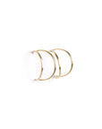 Carla Caruso - Moonlight Hoop Stud Earrings