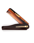 Kent Combs - Folding Pocket Comb w/Clip