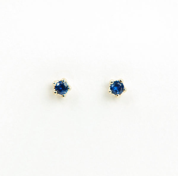 N + A - Blue Sapphire Studs