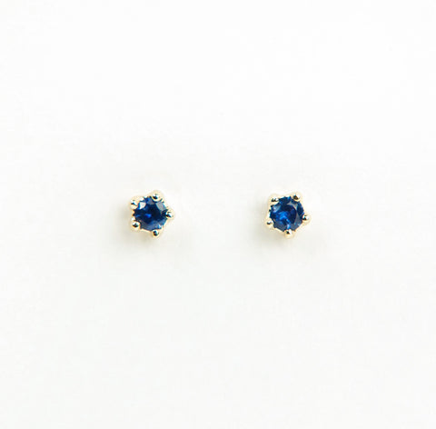 N + A - Blue Sapphire Studs