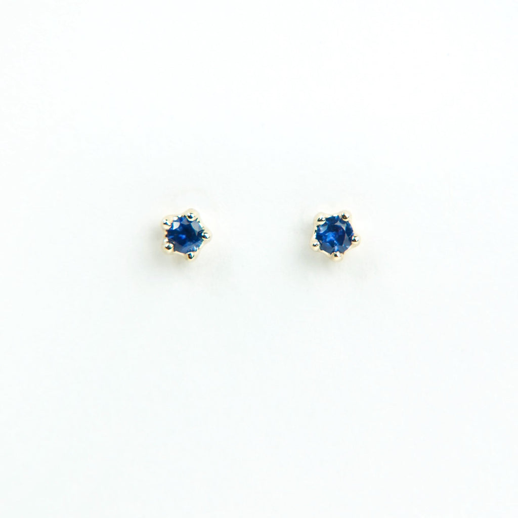 N + A - Blue Sapphire Studs