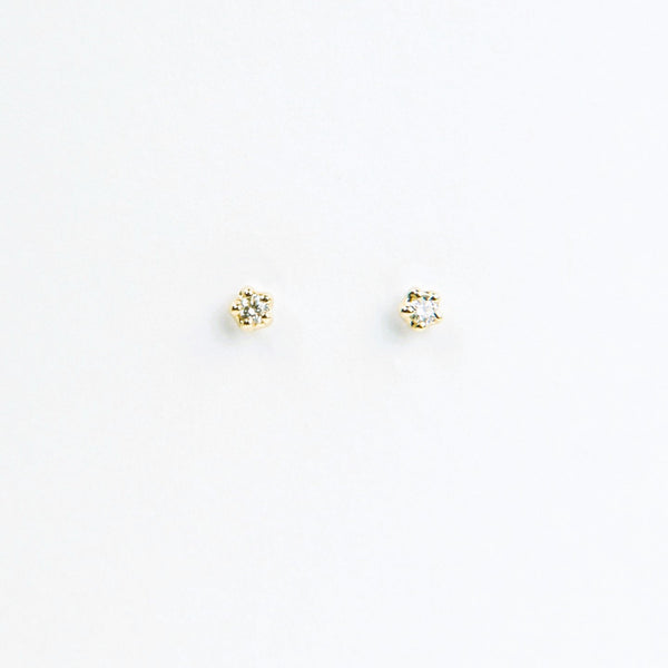 N + A - Diamond Stud Earrings - Small