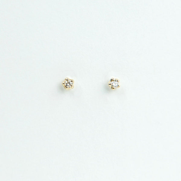 N + A - Diamond Stud Earrings - Small