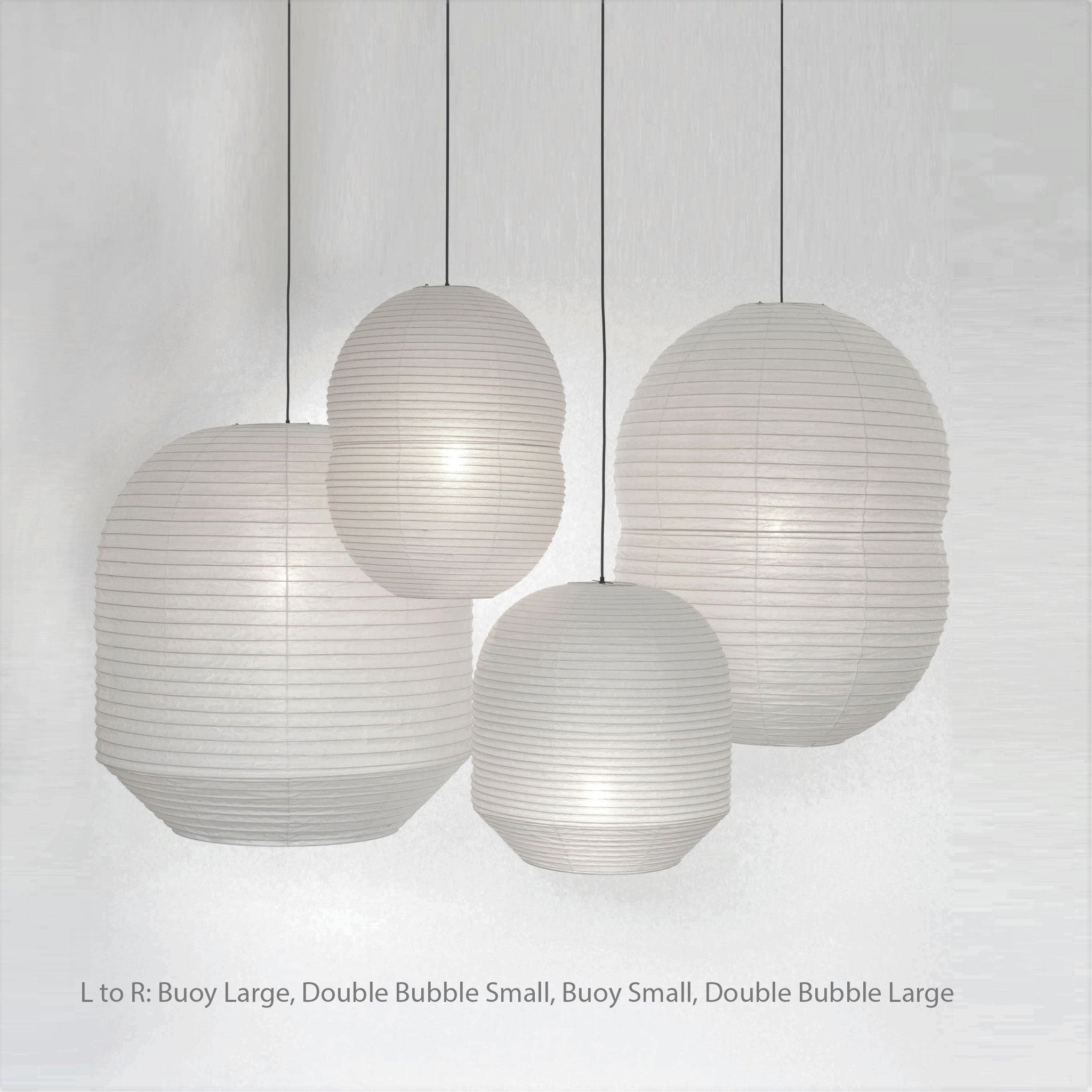 Hotaru Pendant Lanterns - Small Double Bubble – Canoe