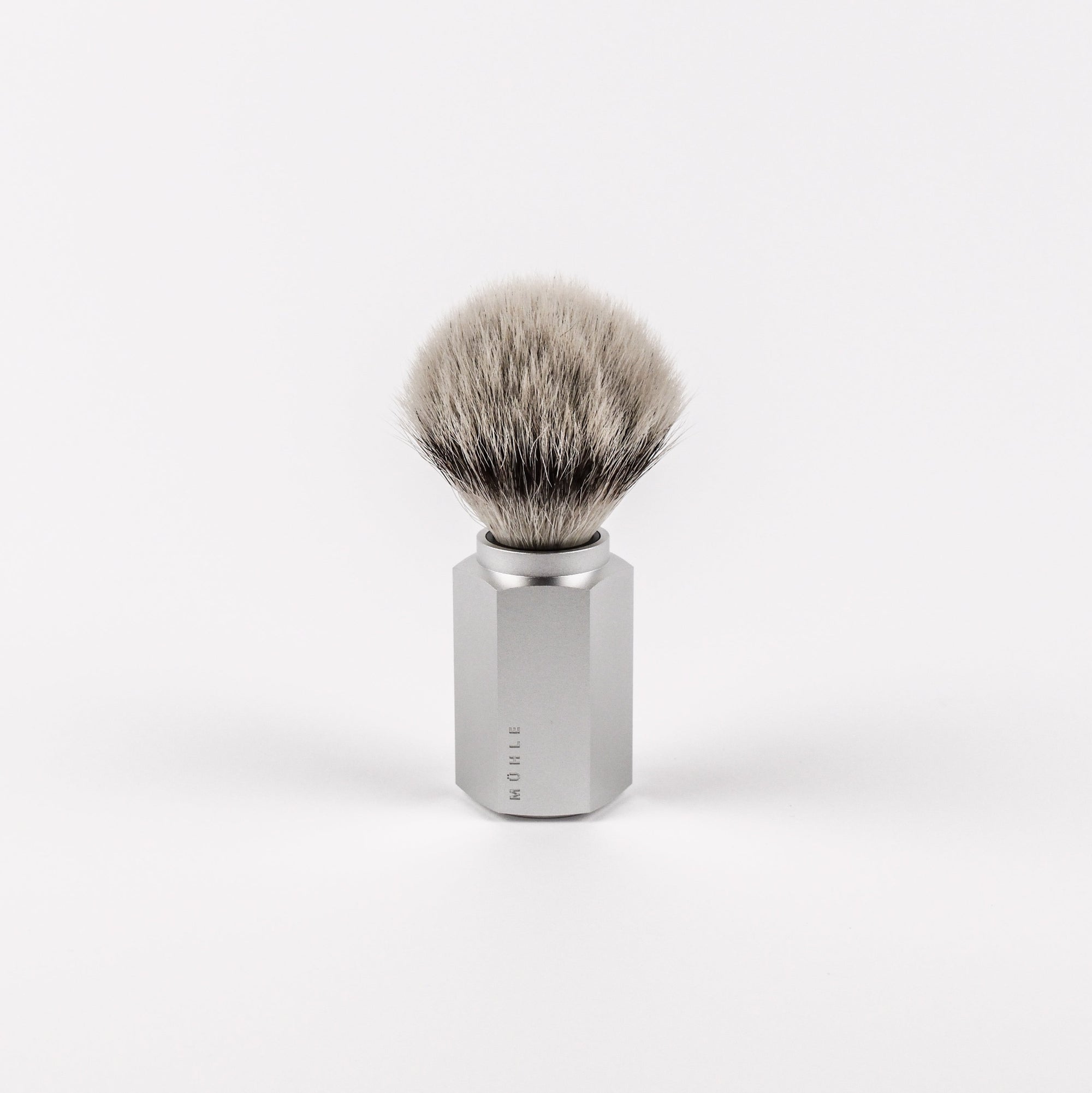 Mühle Hexagon Shaving Brush - Silver