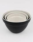 Anchor Mixing Bowls - Set of Three - Black & White