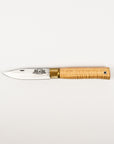 Jose Da Cruz - Folding Knife - Ash & Satin Carbon Steel