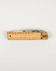 Jose Da Cruz - Folding Knife - Ash & Satin Carbon Steel