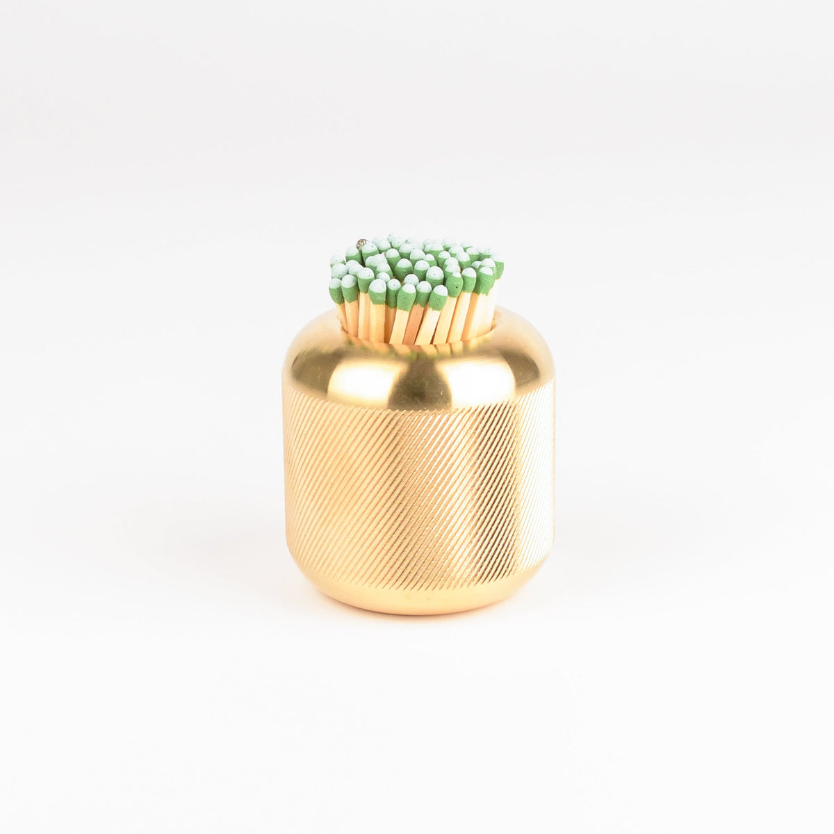 Knurled Match Striker Brass