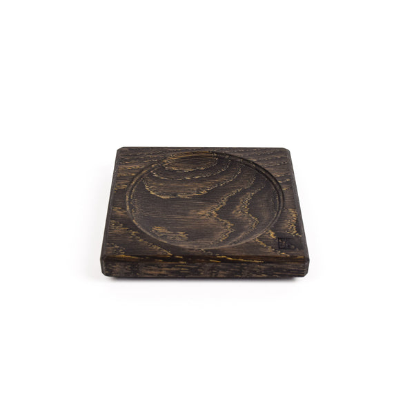 Mader Spinning Tops - Small Spinning Plate - Black Oak