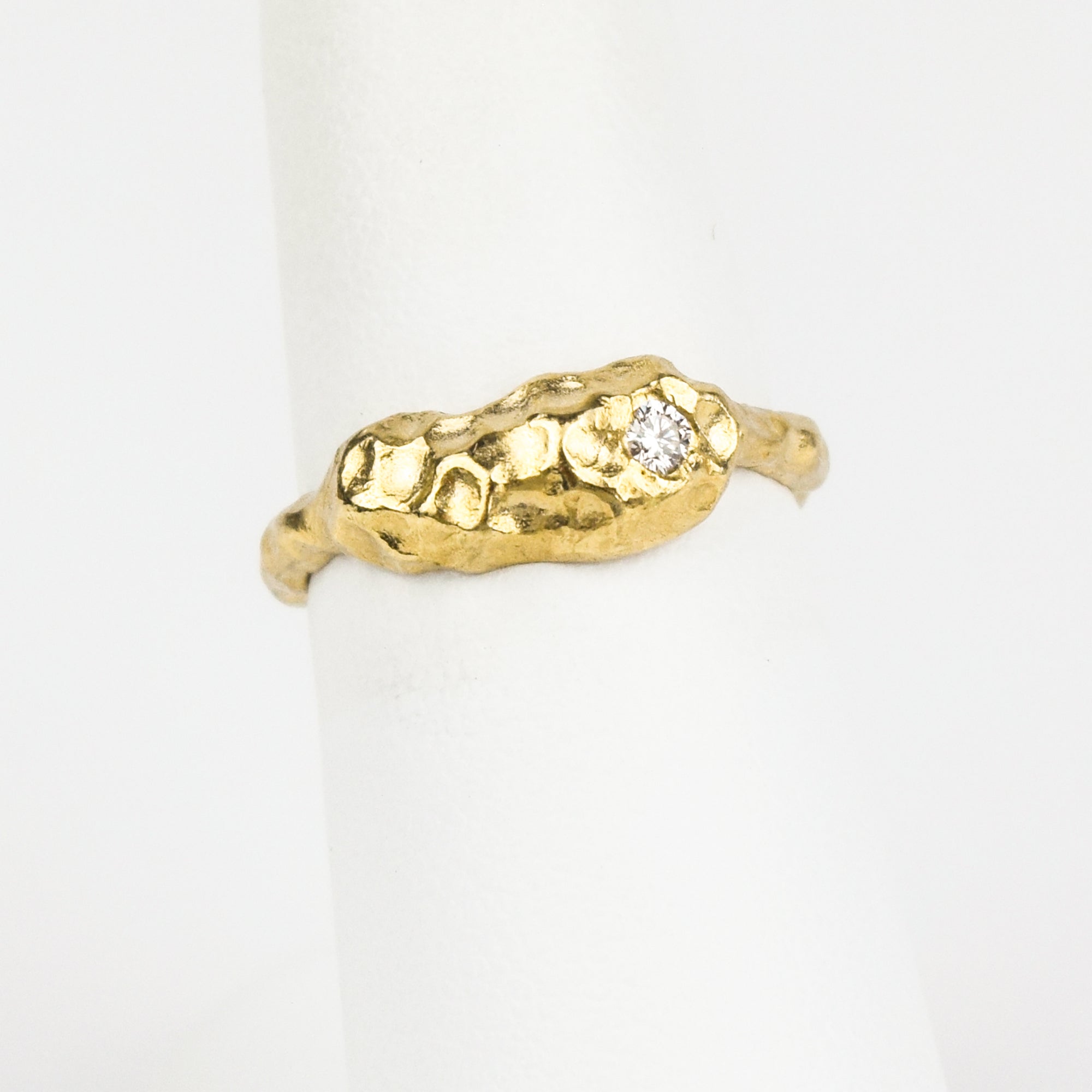 Elle Naz - Ridge Diamond Ring - Size 6