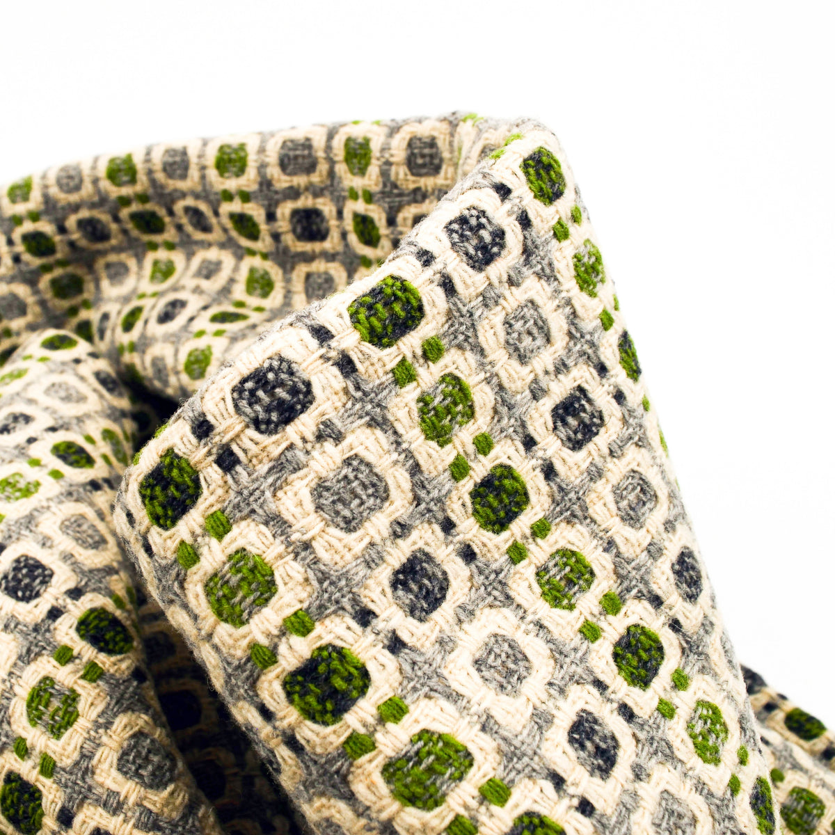 Burel Mountain Originals Blanket - Vintage 68 - Green &amp; Grey