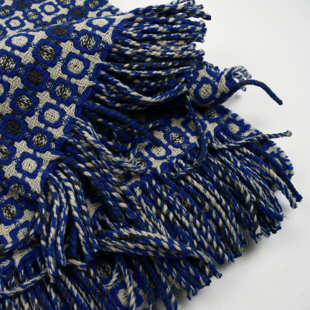 Burel Mountain Originals Blanket - Vintage 75 - Blue &amp; Grey