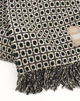 Burel Mountain Originals Blanket - Vintage 56 - Black & Pearl